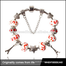 Fashionable factory direct sale crystal bead charm bead statement bracelet